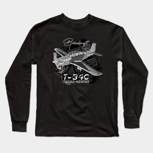 Beechcraft T-34 Mentor Long Sleeve T-Shirt